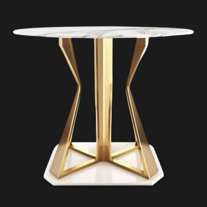 Round Steel Tea Table